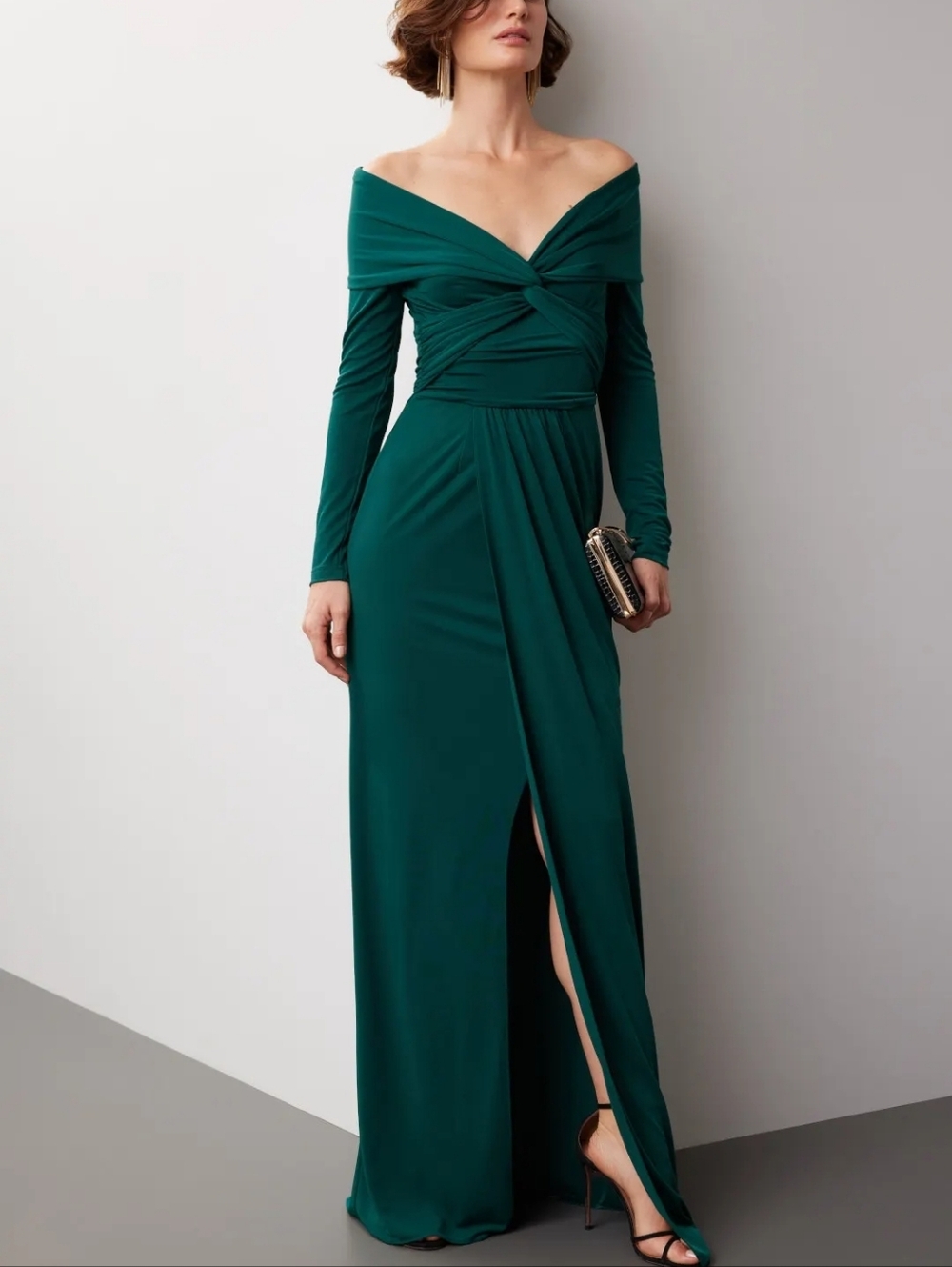 Zac Posen Wrapped Around Gown Size 6 MSRP $595